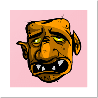 1e goblin head Posters and Art